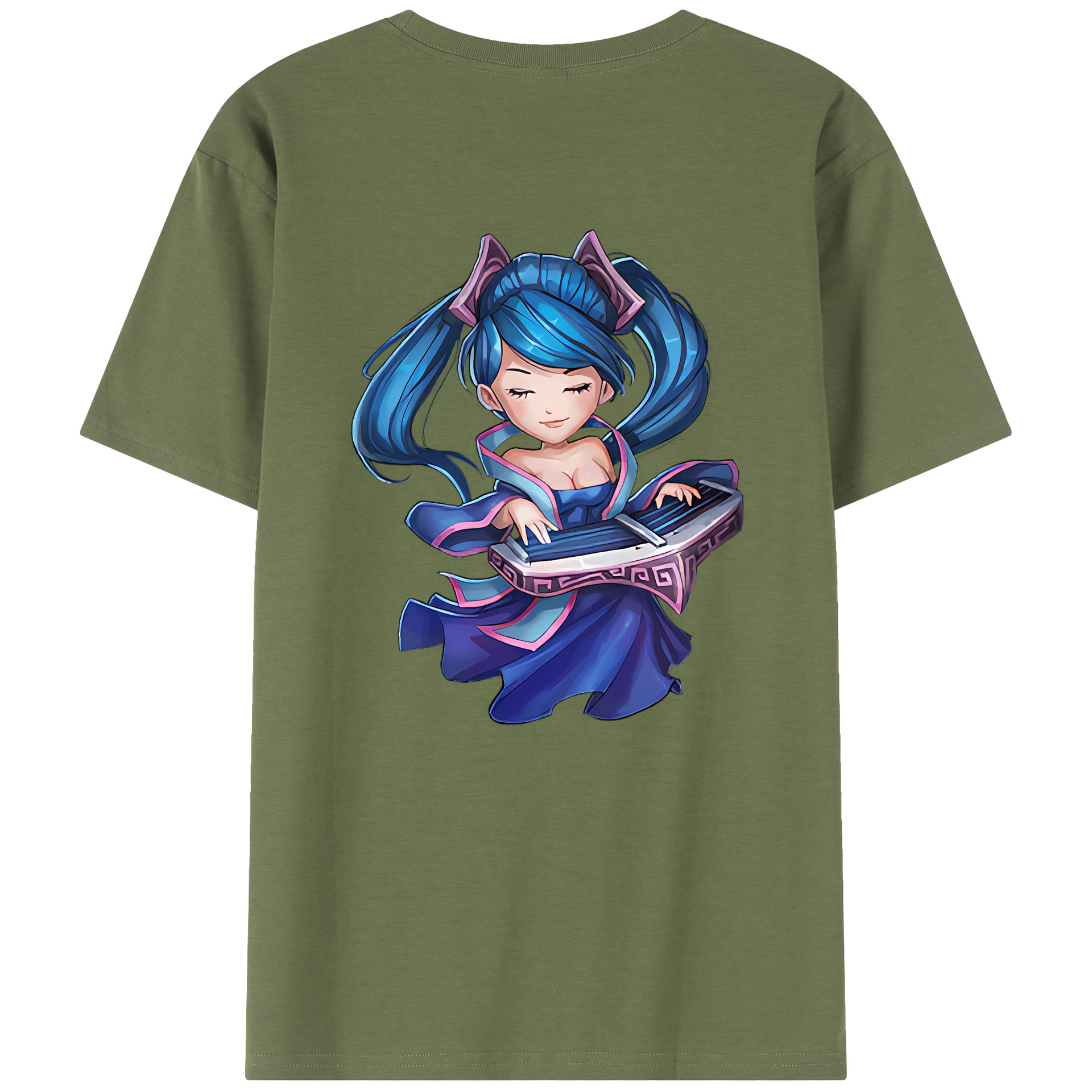 リーグ・オブ・レジェンド League of Legends LOL 綿100％半袖Tシャツ（背面プリント）